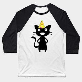 Party Cat 3 Baseball T-Shirt